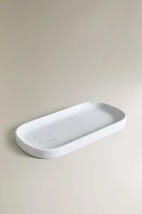 MARBLE-EFFECT BATHROOM TRAY