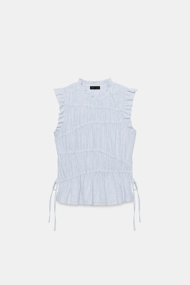 STRIPED STRETCH TOP