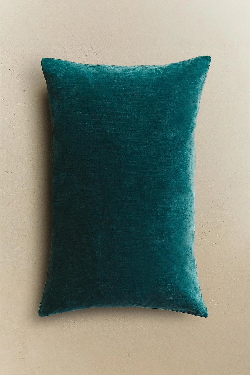 VELVET THROW PILLOW COVER
