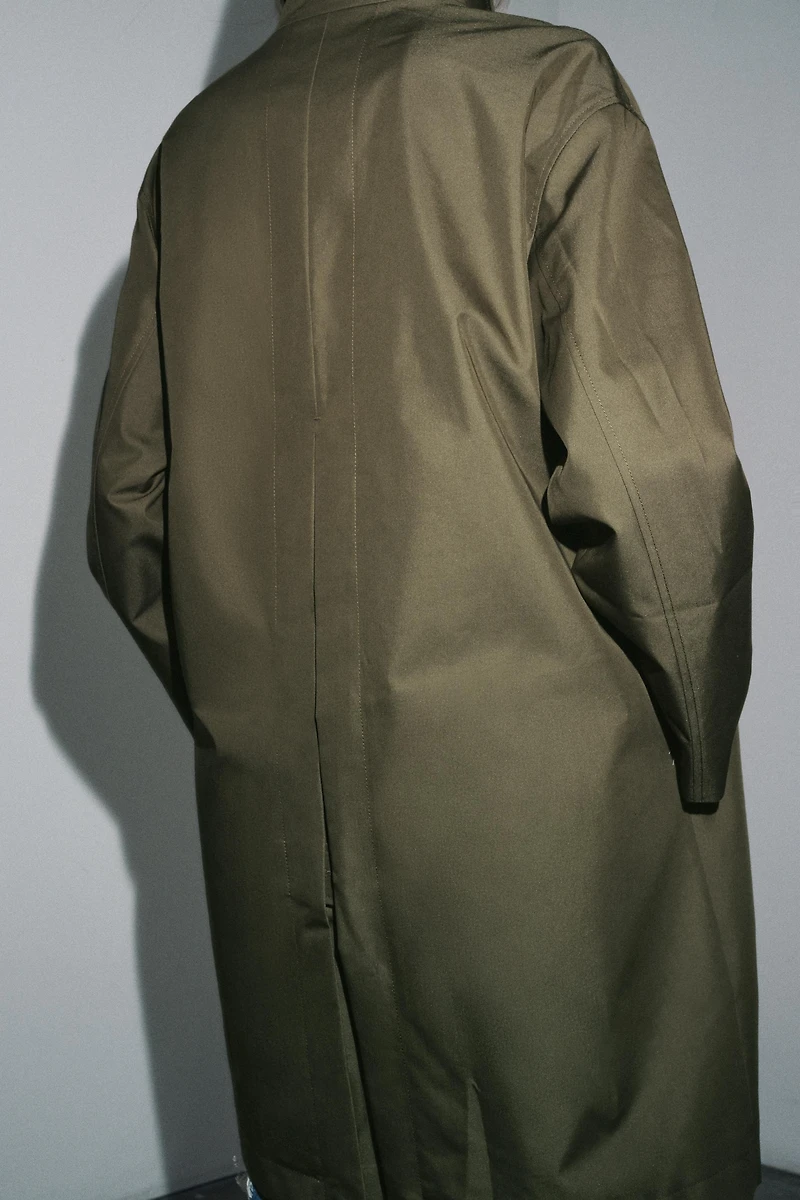 WATER REPELLENT TRENCH COAT ZW COLLECTION