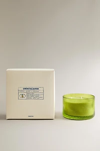 (500 G) BERGAMOT & SANDALWOOD SCENTED CANDLE