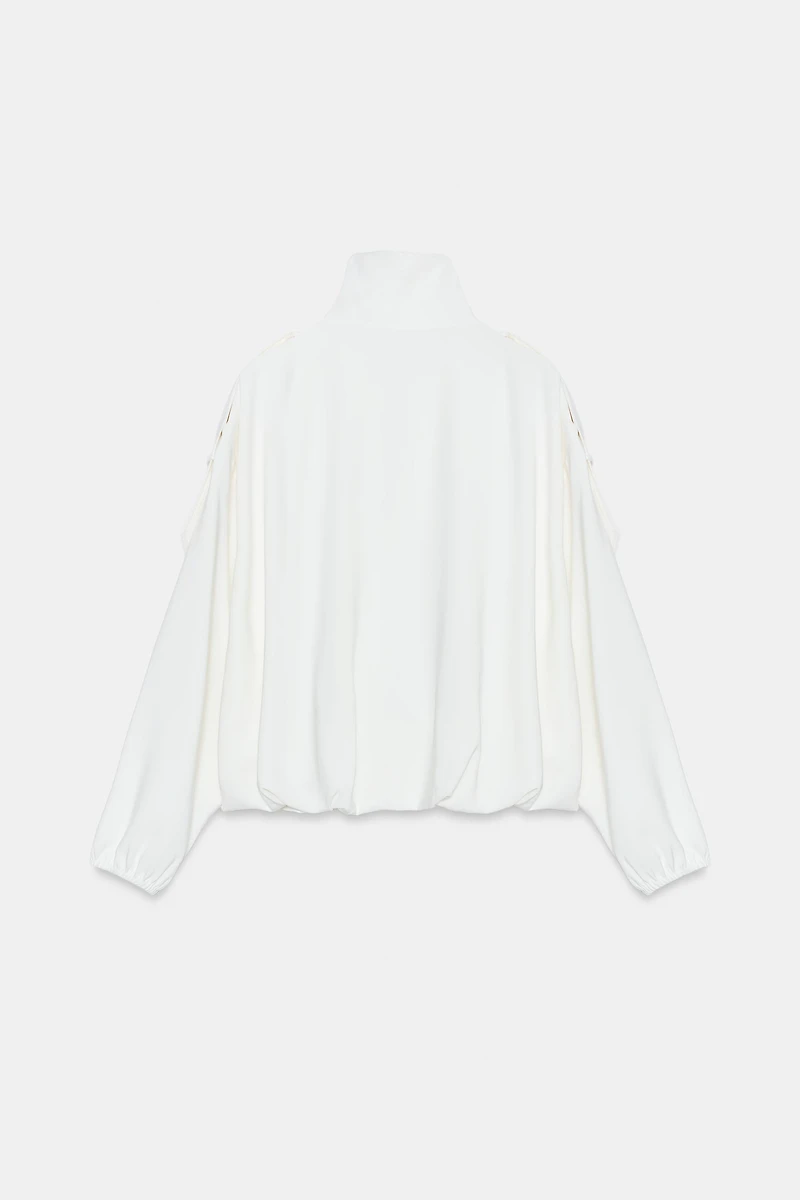 HIGH COLLAR BOMBER JACKET