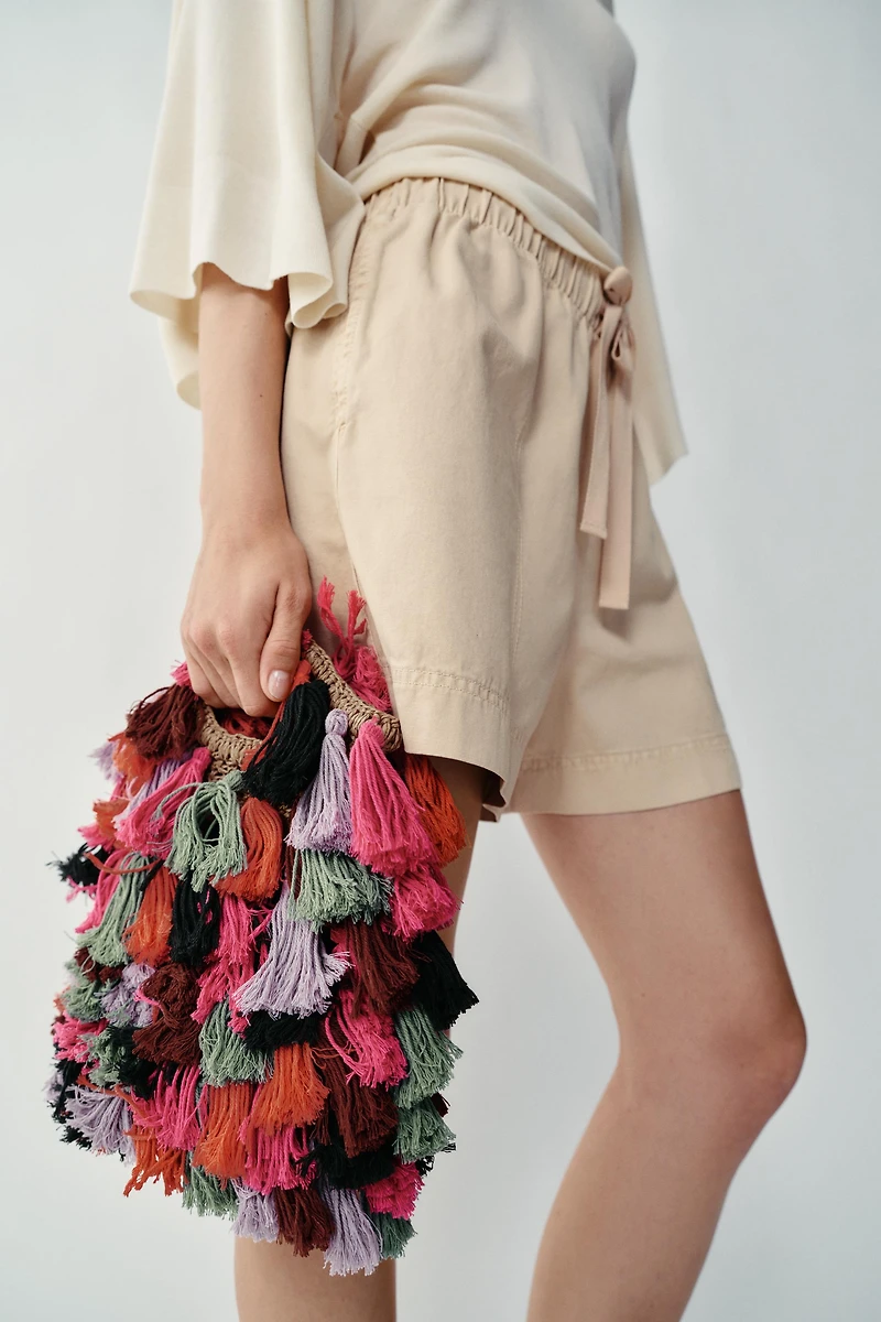 POM-POM COMBINATION BAG