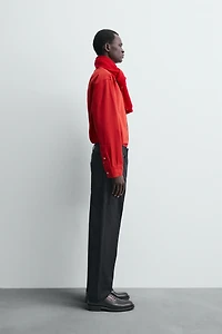 RELAXED FIT COMPACT COTTON SHIRT