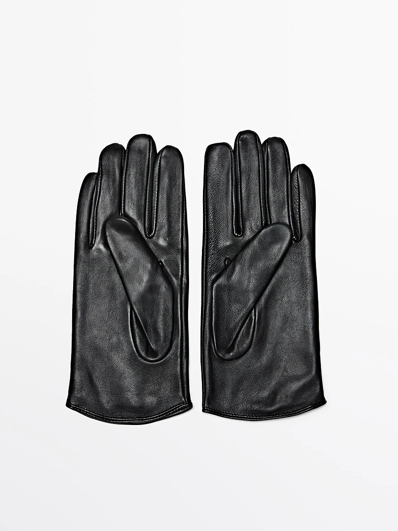 Nappa leather gloves