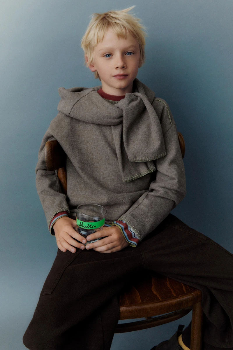 CONTRAST TOPSTITCHED SOFT TOUCH SHIRT