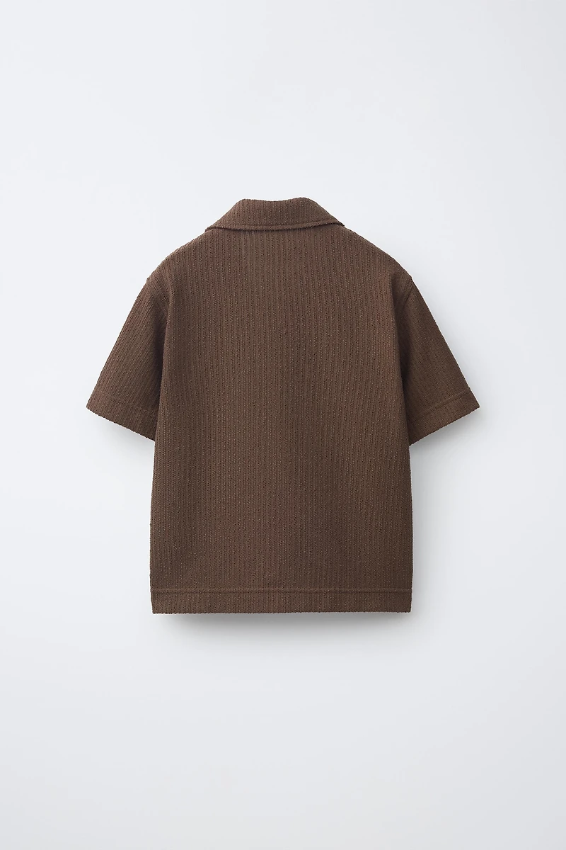 CHEMISE TEXTURE RUSTIQUE