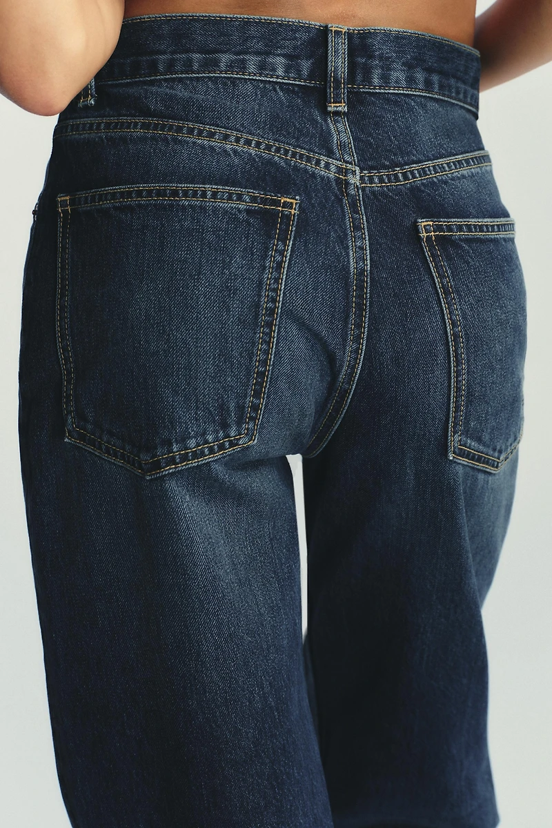 TRF HIGH WAIST WIDE LEG FULL LENGTH JEANS
