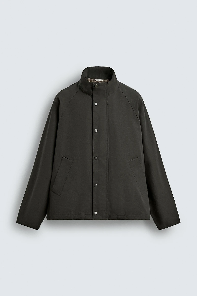 COTTON BLEND TECHNICAL JACKET