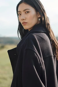 LIMITED EDITION WOOL BLEND DOUBLE BREASTED COAT