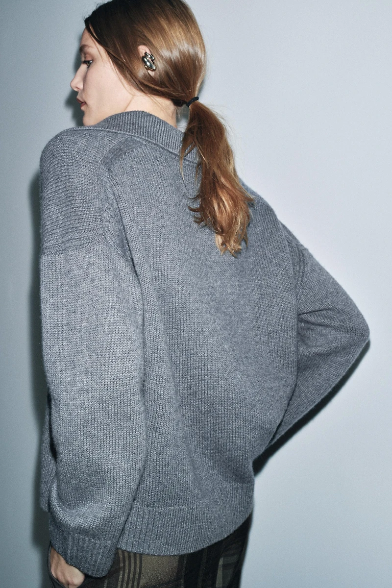 WOOL AND CASHMERE JUMPER