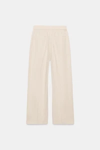 PANTALON DROIT AVEC LIN