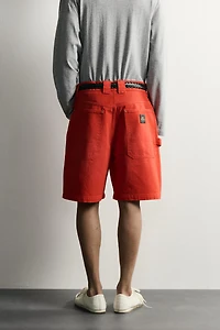 RELAXED FIT COTTON SHORTS