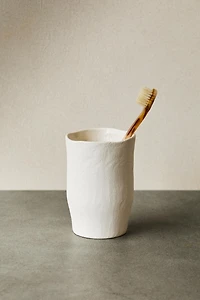 PORTE-BROSSES À DENTS CÉRAMIQUE MATE