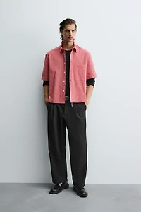 CHECKERED RELAXED FIT SHIRT