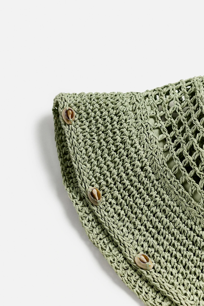CROCHET SHELL HAT