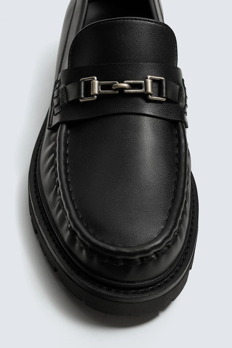 METAL BIT LOAFERS
