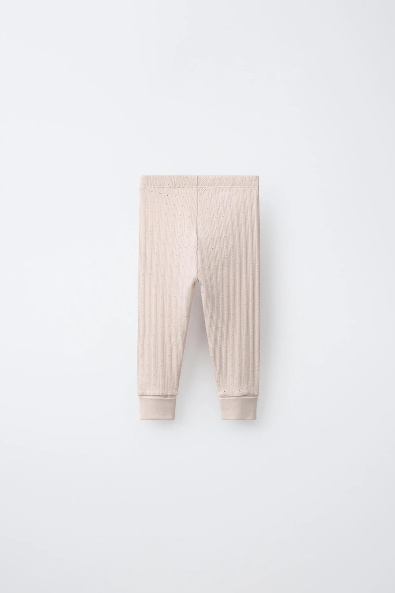 THREE-PACK POINTELLE LEGGINGS