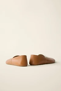 LEATHER BALLET FLATS CREATED BY CARAMEL LONDON X ZARA