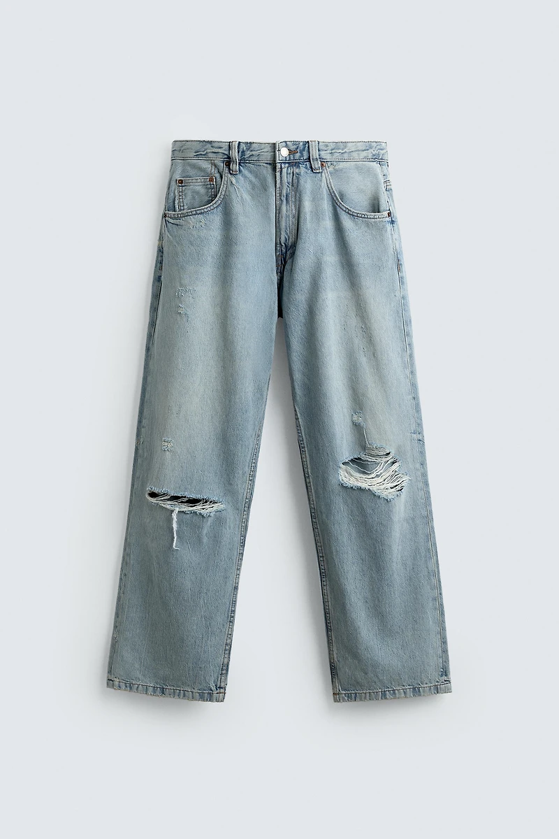 JEAN BAGGY FIT DÉCHIRÉ
