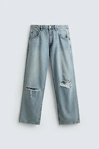 JEAN BAGGY FIT DÉCHIRÉ