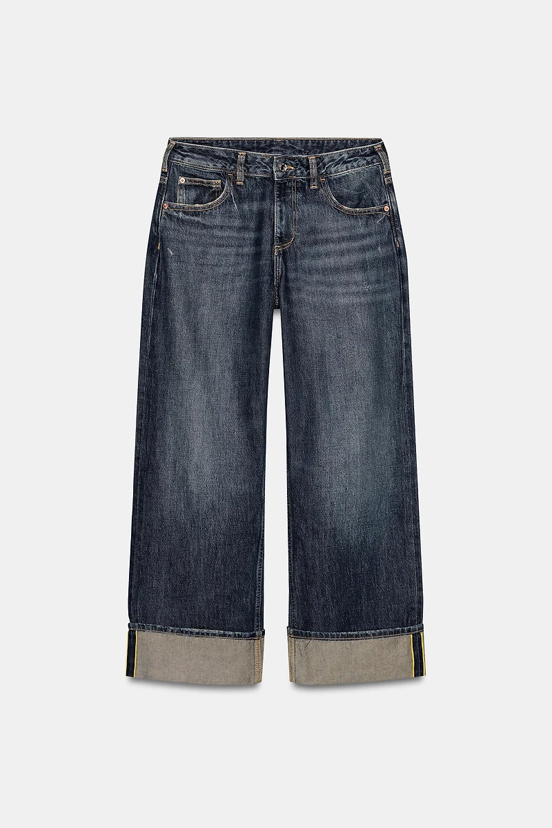 Z1975 RELAXED FIT TURN-UP HEM JEANS