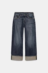Z1975 RELAXED FIT TURN-UP HEM JEANS