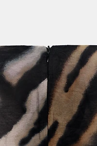 ANIMAL PRINT KNOTTED PAREO