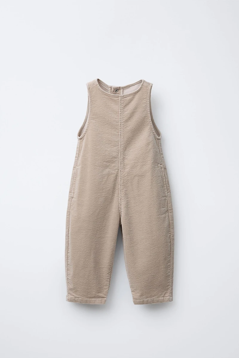 LONG CORDUROY OVERALLS