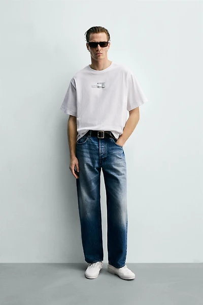 BOXY FIT LABEL T-SHIRT