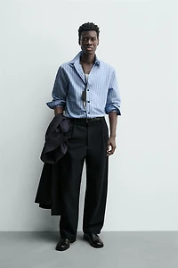 RELAXED FIT STRIPED SHIRT