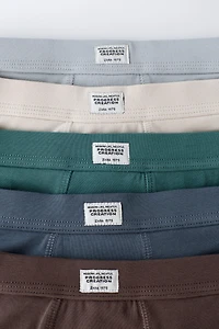 2-6 YEARS/ FIVE-PACK OF LABEL BOXERS