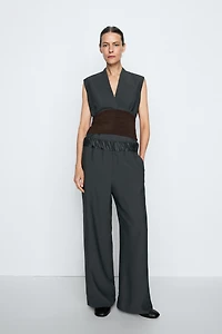 Studio total look elasticated pants