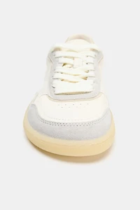 COMBINATION LEATHER BAREFOOT SNEAKERS