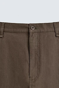 WASHED STRAIGHT FIT PANTS