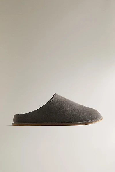 WARM LEATHER MULES