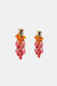 JEWEL BEADED CASCADE EARRINGS