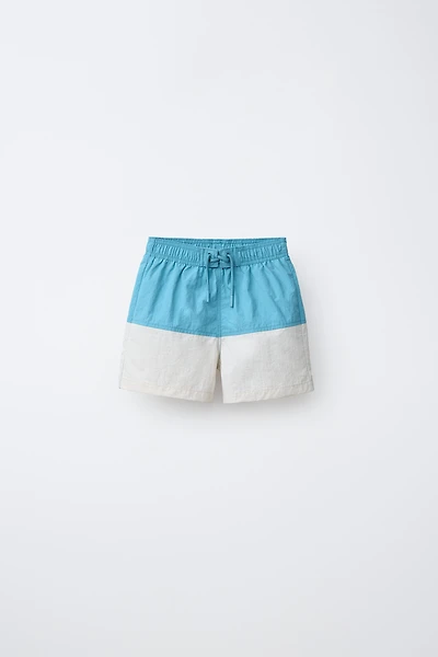 6-14 YEARS / COLORBLOCK SWIM SHORTS