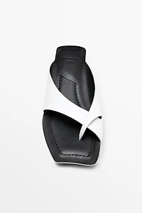 Leather high-heel sandals - STUDIO