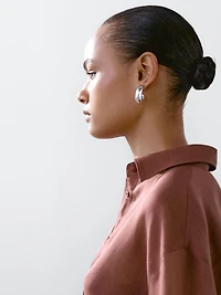 Flowing ramie blend shirt