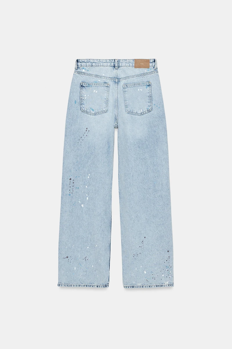 Z1975 LOOSE MID-RISE PAINT EFFECT JEANS