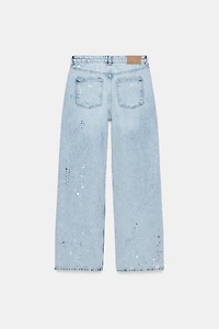 Z1975 LOOSE MID-RISE PAINT EFFECT JEANS