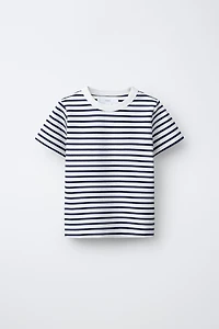 INTERLOCK STRIPED T-SHIRT