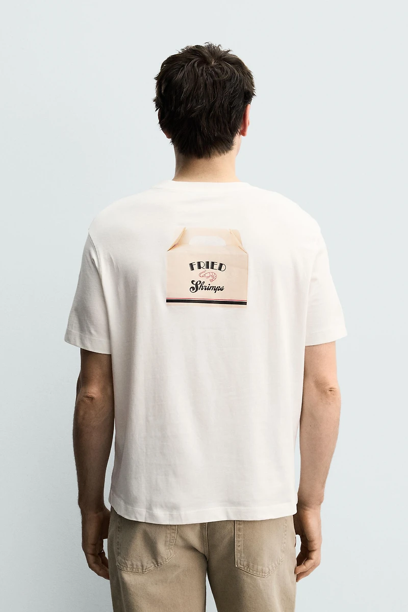 REGULAR FIT EMBROIDERED COMBINATION T-SHIRT
