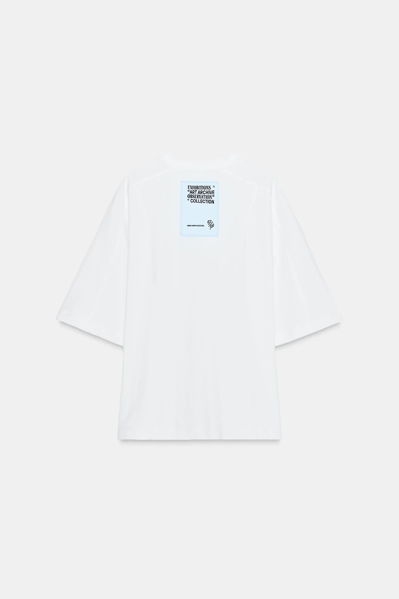 BOXY FIT T-SHIRT WITH LABEL