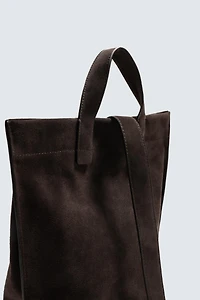 LEATHER SHOPPER BAG