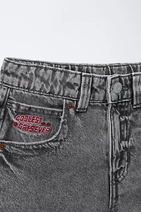 LONG DENIM SHORTS