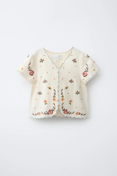 EMBROIDERED BLOUSE