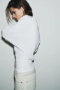 HEAVY COTTON LONG SLEEVE T-SHIRT