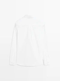 Regular fit stretch shirt